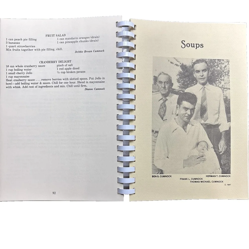 The‎ Clan Bake Cookbook by Herman T Cumnock Family of Little Rock Arkansas Rare